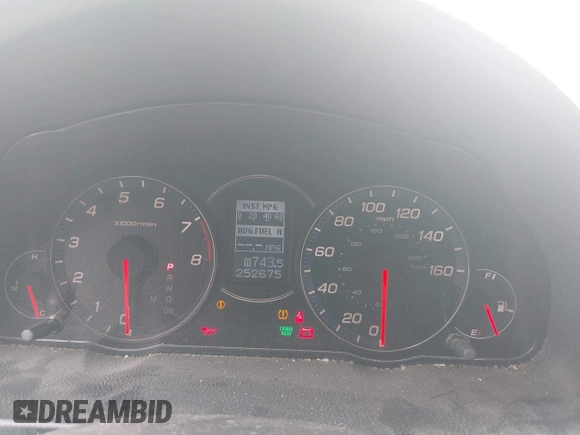 2007 Acura TSX with VIN JH4CL96817C018231, listed as a IAAI auction lot 42575936 with Not provided miles and . Bid and sale history available at DreamBid. Image 7.