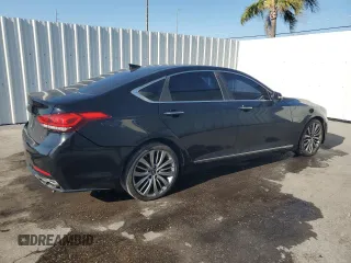 2015 Hyundai Genesis 5.0L with VIN KMHGN4JF7FU026120, listed as a Copart auction lot 52393715 with 194,722 mi miles and Clean Title. Bid and sale history available at carsss.com. Image 3.