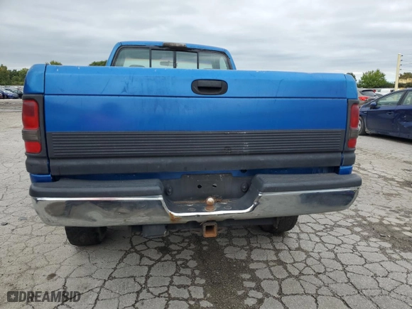 1998 Dodge Ram 2500 with VIN 3B7KF26Z3WM221543, listed as a Copart auction lot 72395024 with 48,660 mi miles and Salvage Title. Bid and sale history available at carsss.com. Image 6.