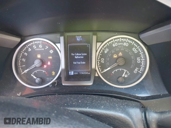 2020 Toyota Tacoma SR5 with VIN 3TMAZ5CN5LM139511, listed as a IAAI auction lot 42379892 with 114,204 mi miles and . Bid and sale history available at DreamBid. Image 7.
