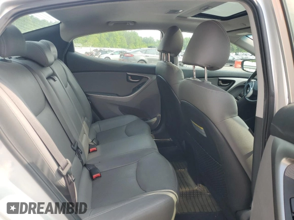 2012 Hyundai Elantra Limited z VIN KMHDH4AE1CU345347, wystawiony jako Copart lot #59025695 z przebiegiem 96 959 mil mil oraz Szkoda całkowita • Salvage title. Historia ofert i sprzedaży dostępna na DreamBid. Obrazek 10.