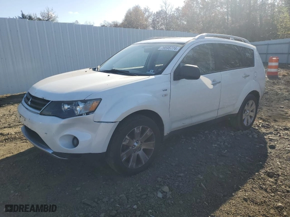 2008 Mitsubishi Outlander XLS with VIN JA4MT41X78Z002938, listed as a Copart auction lot 79595774 with 202,962 mi miles and Salvage Title. Bid and sale history available at carsss.com. Image 1.