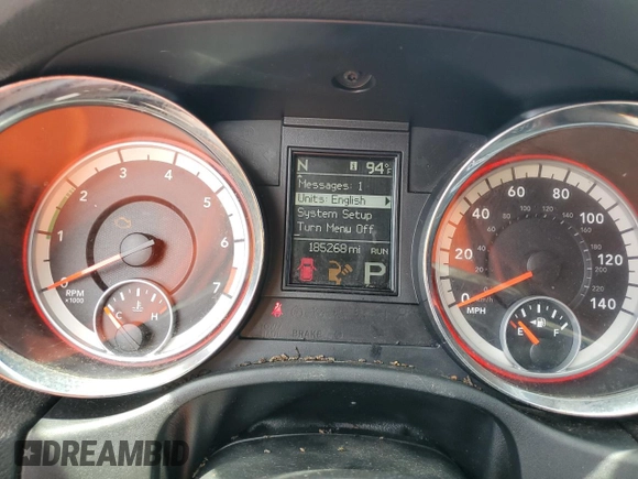 2013 Dodge Durango SXT with VIN 1C4RDHAG1DC651146, listed as a Copart auction lot 60154305 with 185,268 mi miles and Clean title. Bid and sale history available at DreamBid. Image 9.