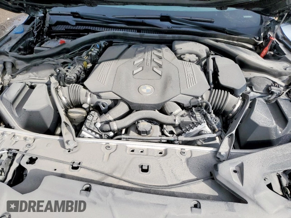 2022 BMW 8 Series with VIN WBAFY4C07NCH97004, listed as a Copart auction lot 59738555 with Not provided miles and Salvage title. Bid and sale history available at DreamBid. Image 11.