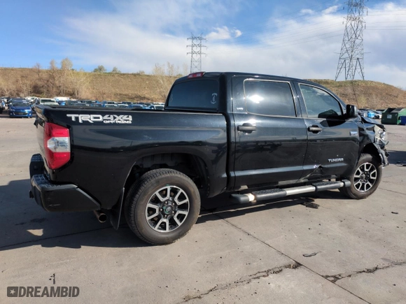 2017 Toyota Tundra 4WD SR5 with VIN 5TFDW5F17HX647396, listed as a Copart auction lot 53327985 with 136,912 mi miles and Salvage Title. Bid and sale history available at carsss.com. Image 3.