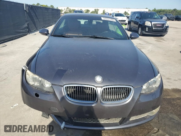 2007 BMW 3 Series 335i with VIN WBAWL73597PX50397, listed as a Copart auction lot 57221765 with 124,787 mi miles and Salvage title. Bid and sale history available at DreamBid. Image 5.