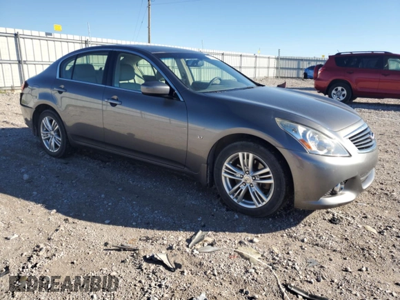 2015 Infiniti Q40 with VIN JN1CV6AR6FM520688, listed as a Copart auction lot 80267434 with 160,361 mi miles and Salvage Title. Bid and sale history available at carsss.com. Image 4.