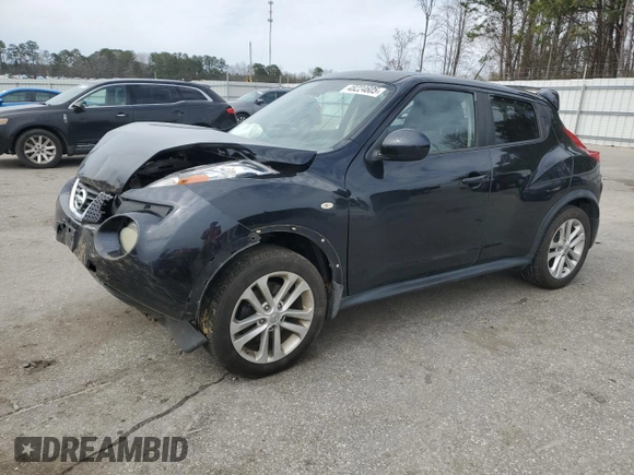 2012 Nissan Juke SL with VIN JN8AF5MV9CT124636, listed as a Copart auction lot 48224605 with 133,730 mi miles and Salvage Title. Bid and sale history available at DreamBid. Image 1.