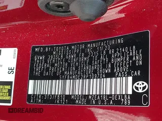 2024 Toyota Corolla LE z VIN 5YFB4MDE2RP109704, wystawiony jako IAAI lot #42307290 z przebiegiem 48 996 mil mil oraz . Historia ofert i sprzedaży dostępna na DreamBid. Obrazek 9.