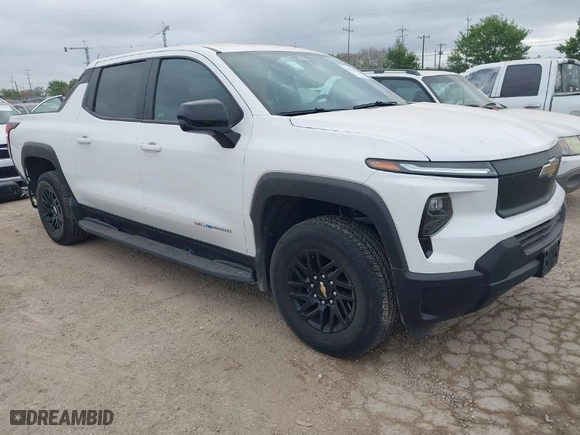2024 Chevrolet Silverado EV Work Truck with VIN 1GC10VEL9RU200904, listed as a IAAI auction lot 41875208 with NaN miles. Bid and sale history available at carsss.com. Image 1.