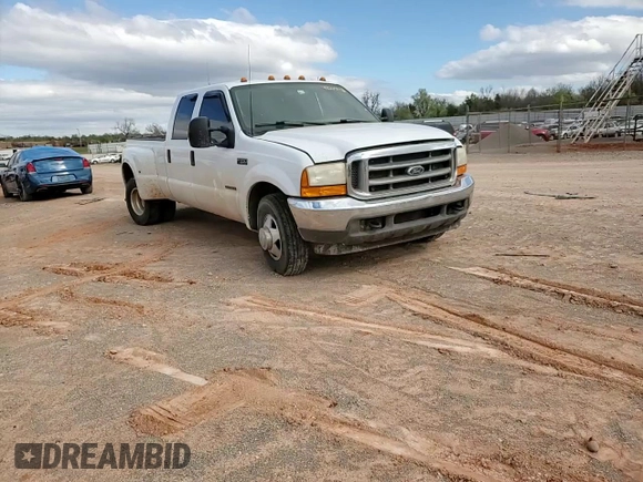 2001 Ford F-350 XL with VIN 1FTWW32F81EC66012, listed as a Copart auction lot 48225834 with 141,971 mi miles and Salvage title. Bid and sale history available at DreamBid. Image 12.