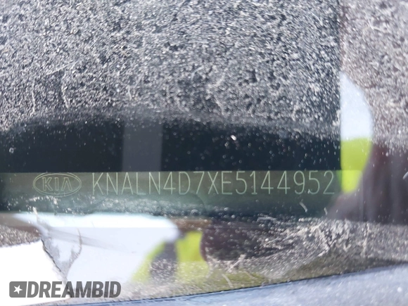 2014 Kia Cadenza Premium with VIN KNALN4D7XE5144952, listed as a IAAI auction lot 40546603 with 201,073 mi miles. Bid and sale history available at carsss.com. Image 9.