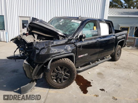 2017 GMC Sierra 2500HD SLT with VIN 1GT12TEY1HF176708, listed as a Copart auction lot 76921604 with 0 mi miles and Salvage Title. Bid and sale history available at carsss.com. Image 1.