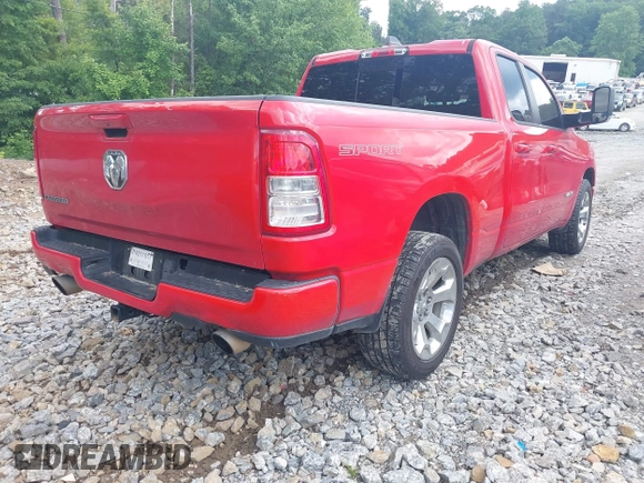 2021 Ram 1500 Lone Star z VIN 1C6RREBT0MN828129, wystawiony jako IAAI lot #42268306 z przebiegiem 105 958 mil mil oraz . Historia ofert i sprzedaży dostępna na DreamBid. Obrazek 4.
