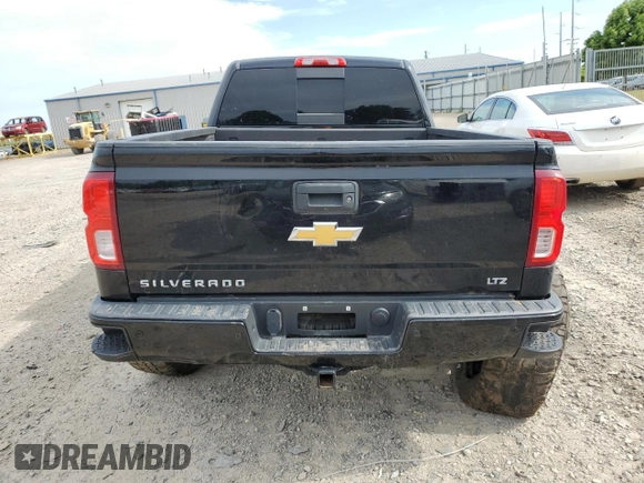 2017 Chevrolet Silverado 1500 LTZ with VIN 3GCUKSEC9HG303215, listed as a Copart auction lot 59415104 with Not Provided miles and Salvage Title. Bid and sale history available at DreamBid. Image 6.