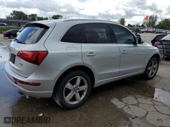 2011 Audi Q5 Premium Plus with VIN WA1LFAFP8BA025063, listed as a Copart auction lot 55087725 with 125,714 mi miles and Salvage title. Bid and sale history available at DreamBid. Image 3.