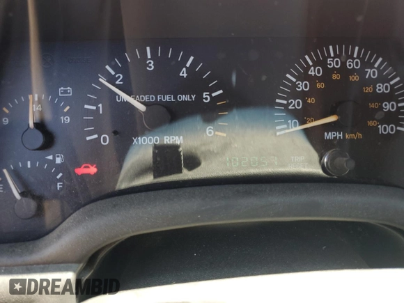 1999 Jeep Cherokee Sport z VIN 1J4FF68SXXL525944, wystawiony jako Copart lot #57653905 z przebiegiem 102 057 mil mil oraz Szkoda całkowita • Salvage title. Historia ofert i sprzedaży dostępna na DreamBid. Obrazek 9.