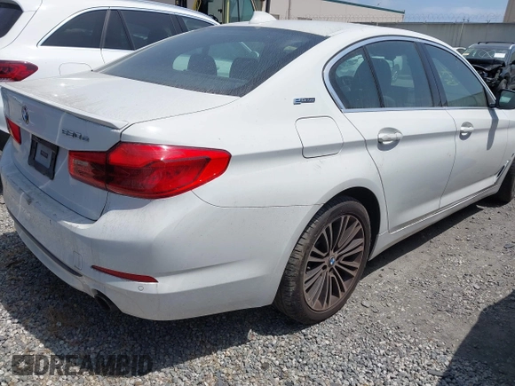 2019 BMW 5 Series 530e with VIN WBAJA9C58KB399175, listed as a IAAI auction lot 41697211 with Not provided miles and . Bid and sale history available at DreamBid. Image 4.