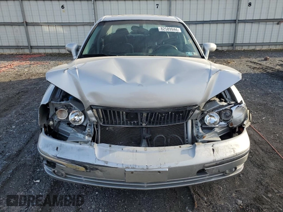 2005 Hyundai XG with VIN KMHFU45E25A426280, listed as a Copart auction lot 82589944 with 120,662 mi miles and Salvage Title. Bid and sale history available at carsss.com. Image 5.