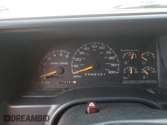 1999 Chevrolet Suburban with VIN 1GNEC16R9XJ490863, listed as a Copart auction lot 65938594 with 176,391 mi miles and Salvage Title. Bid and sale history available at carsss.com. Image 9.