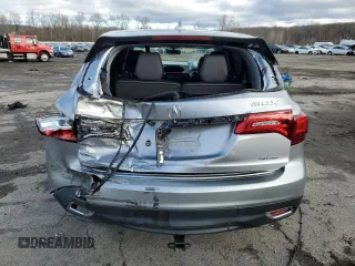 2016 Acura MDX with VIN 5FRYD4H22GB035489, listed as a Copart auction lot 85362884 with 105,826 mi miles and Salvage Title. Bid and sale history available at carsss.com. Image 6.