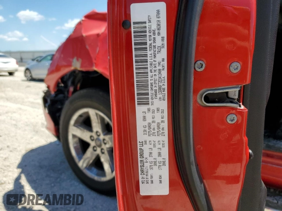 2014 Ram 1500 Express with VIN 1C6RR6FT2ES413400, listed as a Copart auction lot 64203755 with 173,602 mi miles and Salvage title. Bid and sale history available at DreamBid. Image 12.