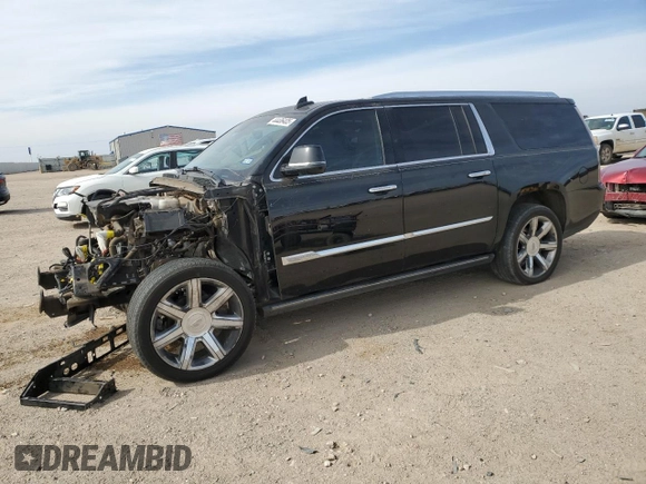 2017 Cadillac Escalade ESV Premium Luxury z VIN 1GYS4JKJ7HR109582, wystawiony jako Copart lot #44406405 z przebiegiem 187 654 mil mil oraz Szkoda całkowita • Salvage title. Historia ofert i sprzedaży dostępna na DreamBid. Obrazek 1.