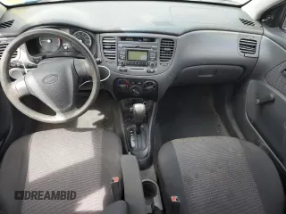 2009 Kia Rio LX with VIN KNADE223696530633, listed as a Copart auction lot 68371794 with 165,505 mi miles and Salvage Title. Bid and sale history available at carsss.com. Image 8.