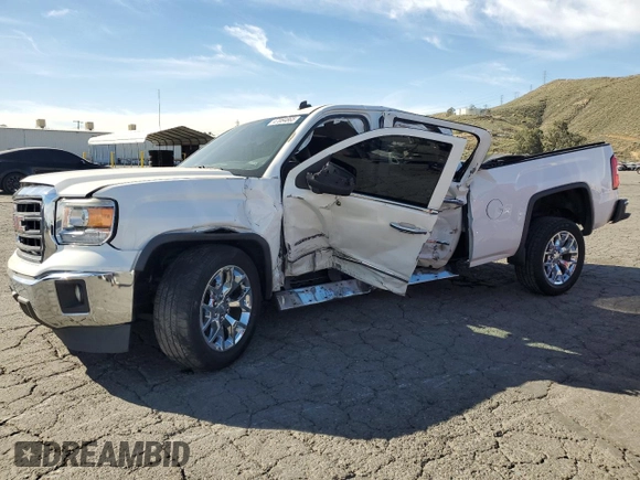 2014 GMC Sierra 1500 SLT with VIN 3GTP1VEC6EG481516, listed as a Copart auction lot 47084865 with 161,554 mi miles and Salvage title. Bid and sale history available at DreamBid. Image 1.