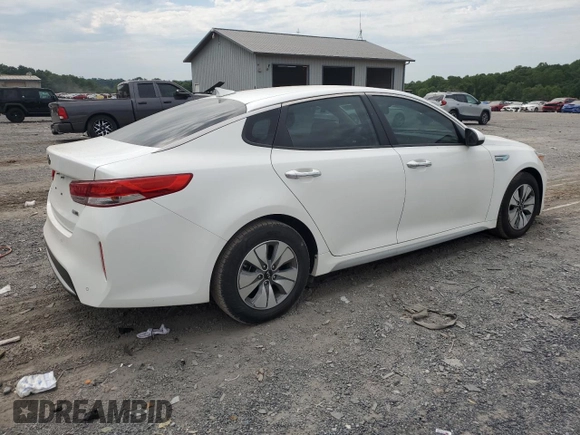 2017 Kia Optima Hybrid with VIN KNAGT4LE6H5013223, listed as a Copart auction lot 63529844 with 167,003 mi miles and Salvage Title. Bid and sale history available at carsss.com. Image 3.