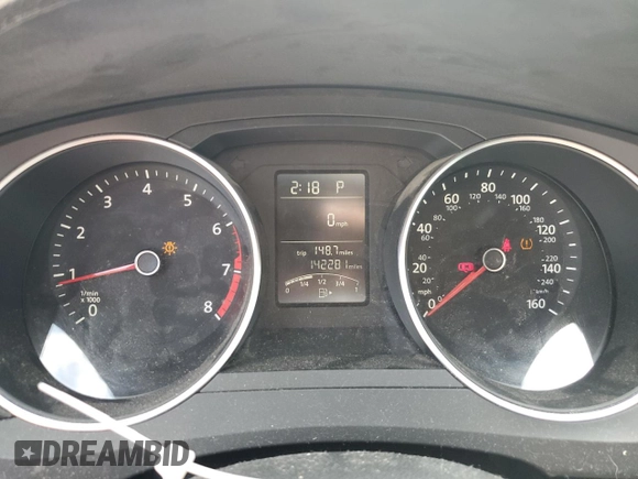 2015 Volkswagen Jetta SE with VIN 3VWD17AJ4FM305728, listed as a Copart auction lot 61911705 with 142,281 mi miles and Salvage title. Bid and sale history available at DreamBid. Image 9.