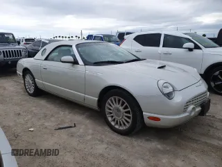 2005 Ford Thunderbird 50th Anniversary with VIN 1FAHP69A95Y108872, listed as a Copart auction lot 75413814 with Not Provided miles and Salvage Title. Bid and sale history available at DreamBid. Image 4.