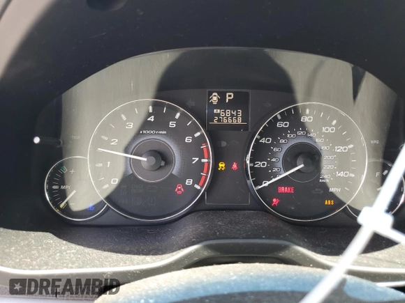 2010 Subaru Legacy Premium All-Weather Anniversary with VIN 4S3BMCG61A3237413, listed as a Copart auction lot 59205785 with 276,668 mi miles and Salvage title. Bid and sale history available at DreamBid. Image 9.