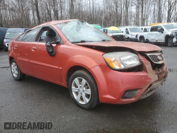 2010 Kia Rio LX with VIN KNADH4A39A6598630, listed as a Copart auction lot 51523545 with 99,896 mi miles and Non Repairable. Bid and sale history available at carsss.com. Image 4.