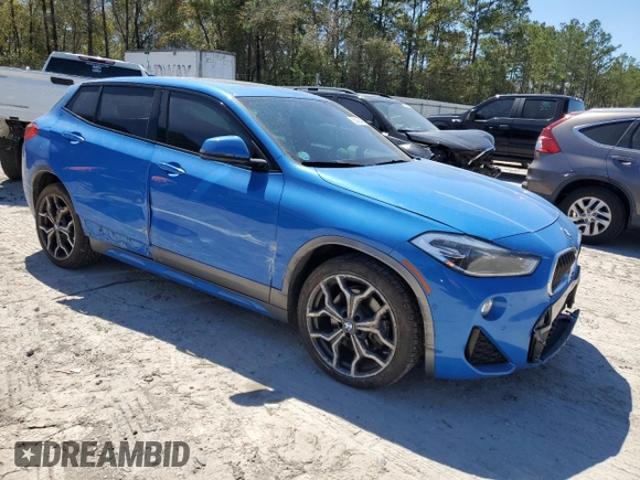 2018 BMW X2 xDrive28i with VIN WBXYJ5C38JEF78411, listed as a Copart auction lot 50469495 with 75,534 mi miles and Salvage Title. Bid and sale history available at carsss.com. Image 4.