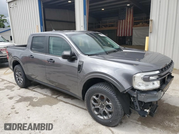 2023 Ford Maverick XL with VIN 3FTTW8E93PRA57918, listed as a Copart auction lot 55580585 with 2,013 mi miles and Salvage Title. Bid and sale history available at DreamBid. Image 4.