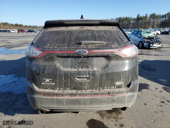 2015 Ford Edge SEL with VIN 2FMTK4J98FBC05001, listed as a Copart auction lot 88491025 with 98,166 mi miles and Salvage Title. Bid and sale history available at carsss.com. Image 6.