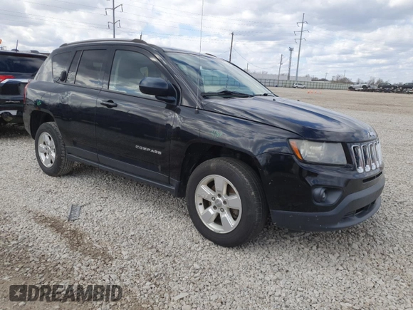 2014 Jeep Compass Altitude with VIN 1C4NJCBA0ED843822, listed as a Copart auction lot 50509205 with 108,811 mi miles and Salvage Title. Bid and sale history available at carsss.com. Image 4.