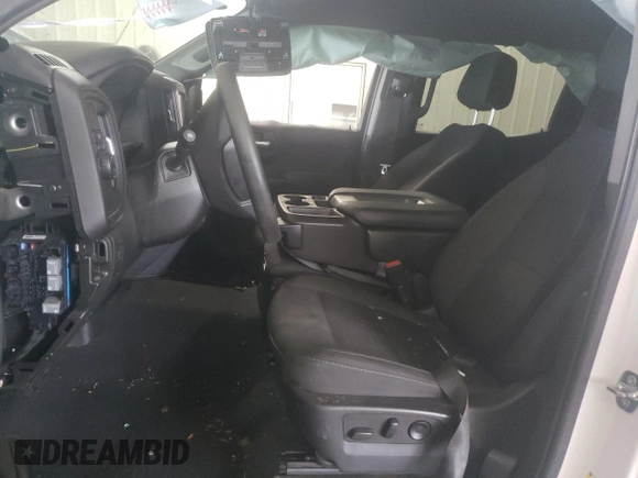 2022 Chevrolet Silverado 1500 Custom with VIN 1GCPABEK2NZ584597, listed as a Copart auction lot 42118715 with 113,757 mi miles and Salvage Title. Bid and sale history available at DreamBid. Image 7.