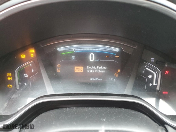 2022 Honda CR-V Hybrid Touring with VIN 5J6RT6H99NL019263, listed as a Copart auction lot 44000415 with 57,403 mi miles and Salvage Title. Bid and sale history available at carsss.com. Image 9.
