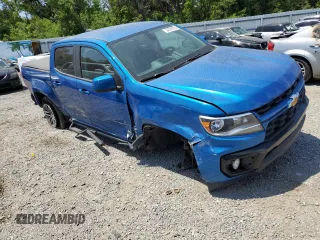 2021 Chevrolet Colorado 2WD LT with VIN 1GCGSCEN3M1297005, listed as a Copart auction lot 54363325 with 74,825 mi miles and Salvage Title. Bid and sale history available at DreamBid. Image 4.