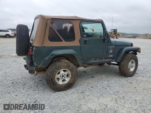1999 Jeep Wrangler Sahara with VIN 1J4FY49S0XP489462, listed as a Copart auction lot 54750405 with 134,134 mi miles and Non repairable. Bid and sale history available at DreamBid. Image 3.