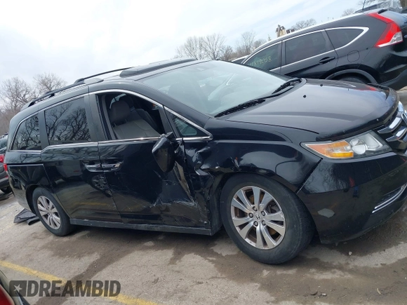 2016 Honda Odyssey EX-L with VIN 5FNRL5H68GB150485, listed as a IAAI auction lot 41835927 with 97,765 mi miles. Bid and sale history available at carsss.com. Image 14.