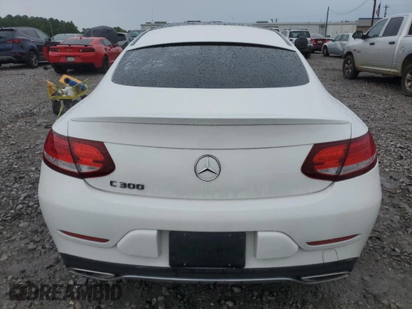 2017 Mercedes-Benz C 300 with VIN WDDWJ4JB4HF434869, listed as a Copart auction lot 61208785 with 64,582 mi miles and Salvage title. Bid and sale history available at DreamBid. Image 6.