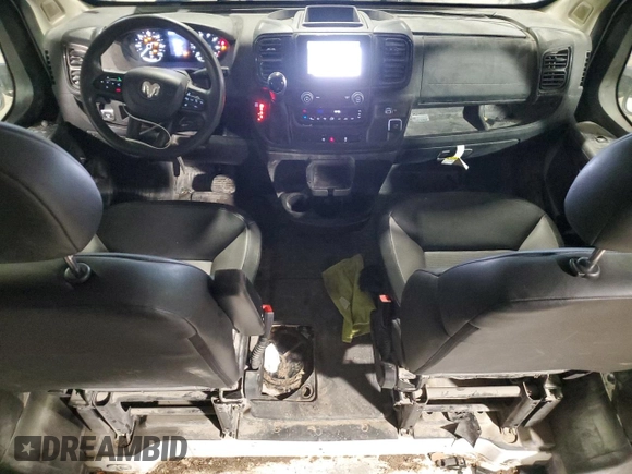 2024 Ram ProMaster Cargo Tradesman with VIN 3C6LRVDG0RE132534, listed as a Copart auction lot 48013655 with 27,227 mi miles and Clean Title. Bid and sale history available at DreamBid. Image 8.