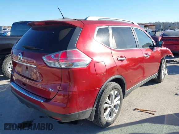 2016 Nissan Rogue SL with VIN 5N1AT2MT6GC884378, listed as a IAAI auction lot 41728309 with 130,258 mi miles. Bid and sale history available at carsss.com. Image 4.
