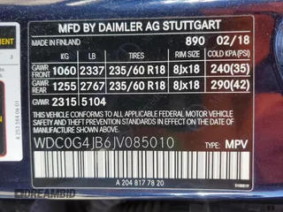 2018 Mercedes-Benz GLC 300 z VIN WDC0G4JB6JV085010, wystawiony jako Copart lot #49452435 z przebiegiem 81 274 mil mil oraz Szkoda całkowita • Salvage title. Historia ofert i sprzedaży dostępna na DreamBid. Obrazek 14.
