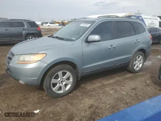 2009 Hyundai Santa Fe SE with VIN 5NMSH13E19H254859, listed as a Copart auction lot 50940985 with 155,614 mi miles and Salvage Title. Bid and sale history available at carsss.com. Image 1.