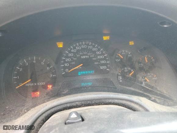 2003 Chevrolet TrailBlazer LS with VIN 1GNDT13S632352110, listed as a Copart auction lot 42666265 with 253,492 mi miles and Clean Title. Bid and sale history available at carsss.com. Image 9.
