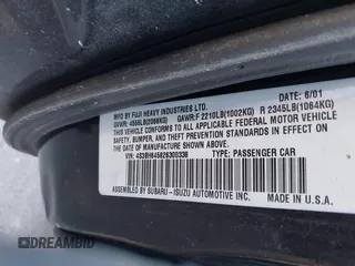 2002 Subaru Legacy with VIN 4S3BH645926300338, listed as a IAAI auction lot 41451396 with 258,609 mi miles and . Bid and sale history available at DreamBid. Image 9.